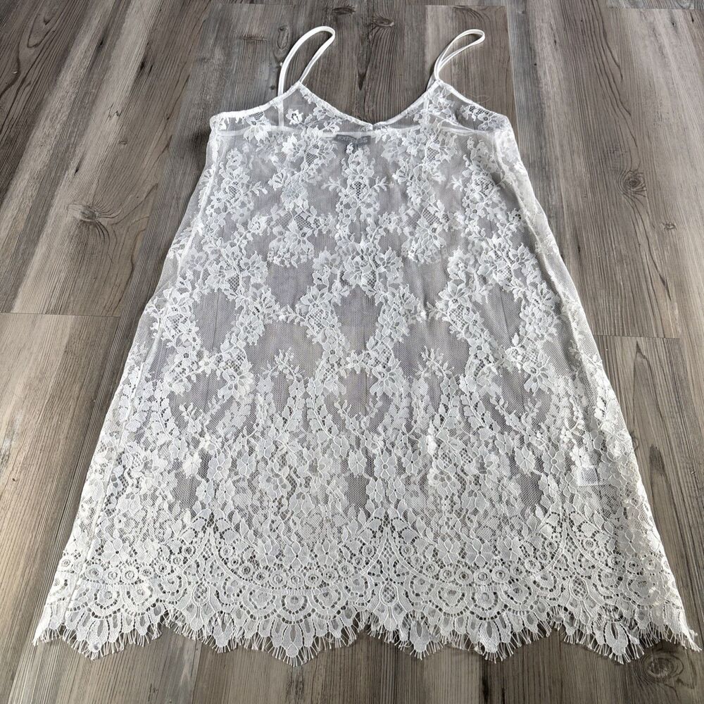 NWOT Express Chantilly Lace Nightgown Romantic Cottagecore Lingerie Size Small